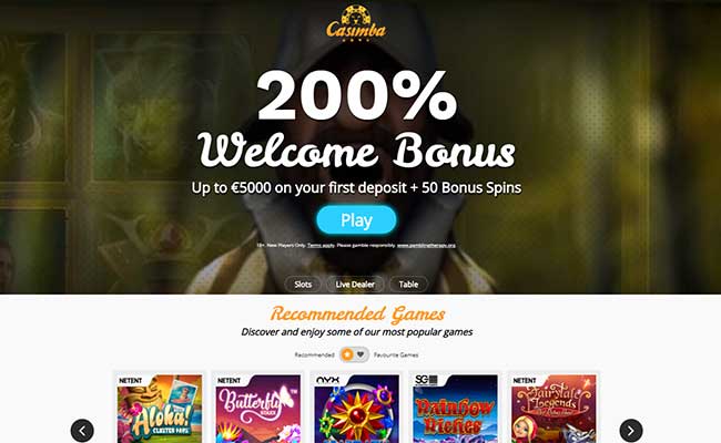 Casimba login